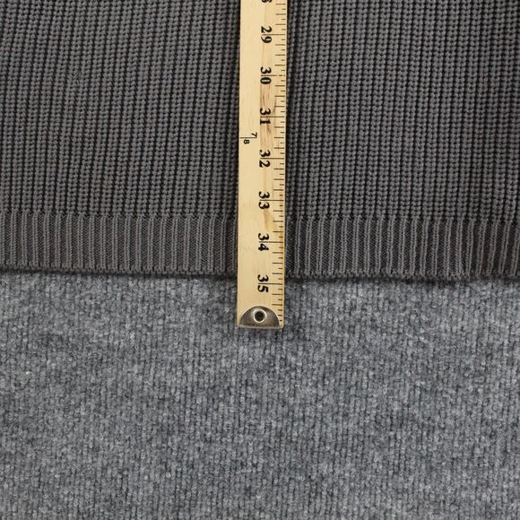 Sablyn Sweater Women XS Long Cardigan Gray Silk Cashmere Minimalist Quiet Luxury - Picture 7 of 9